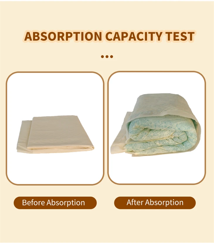 Eco-friendly Bamboo Hygiene Care Absorption Pads For Humans And Pets